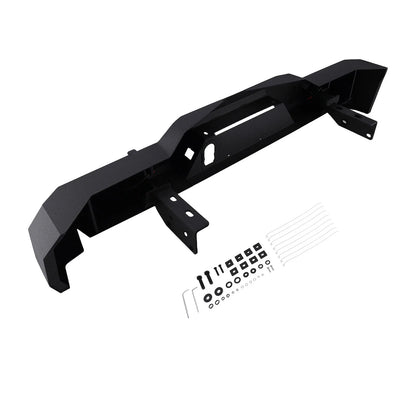 Powder Coated Steel Rear Bumper with LED Lights for Toyota Tacoma (2016–2023)