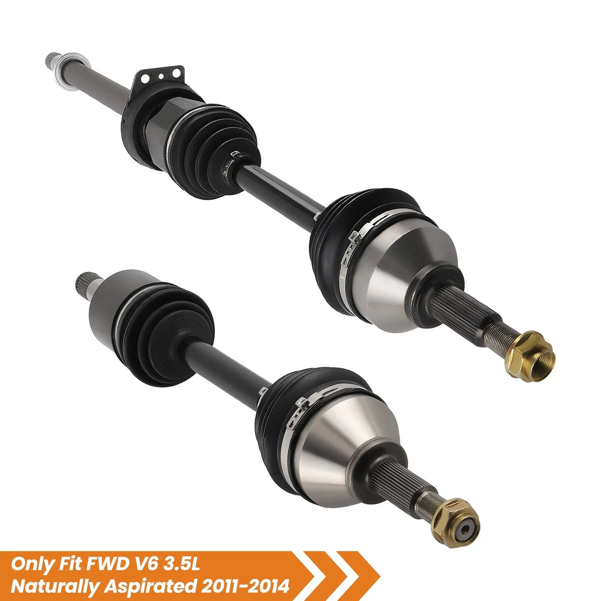 2X CV Axle Shaft Set for Ford Explorer (2011–2014)