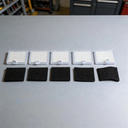 5 Piece Filter Pack for Cecotec Conga Y70 Robot Vacuum (HEPA)