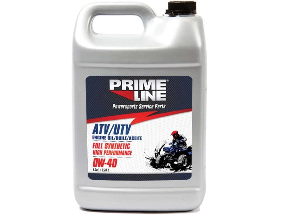 1 Gal Full Synthetic ATV Engine Oil 0W-40 for Prime Line (72-5101-3)