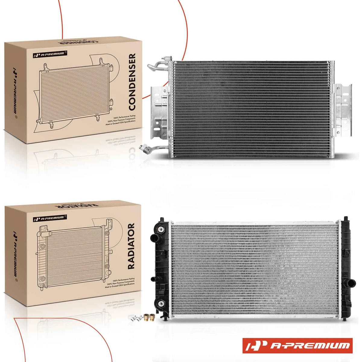 Cooling Kit for Chevrolet Malibu & Olds Cutlass (2550, CU2264, 8012039)