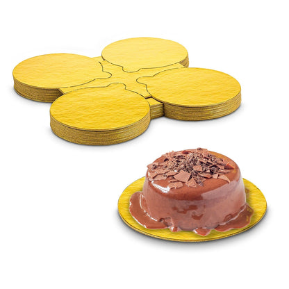 Pack of 500 Round Cardboard Cake Boards for Pastry Dessert