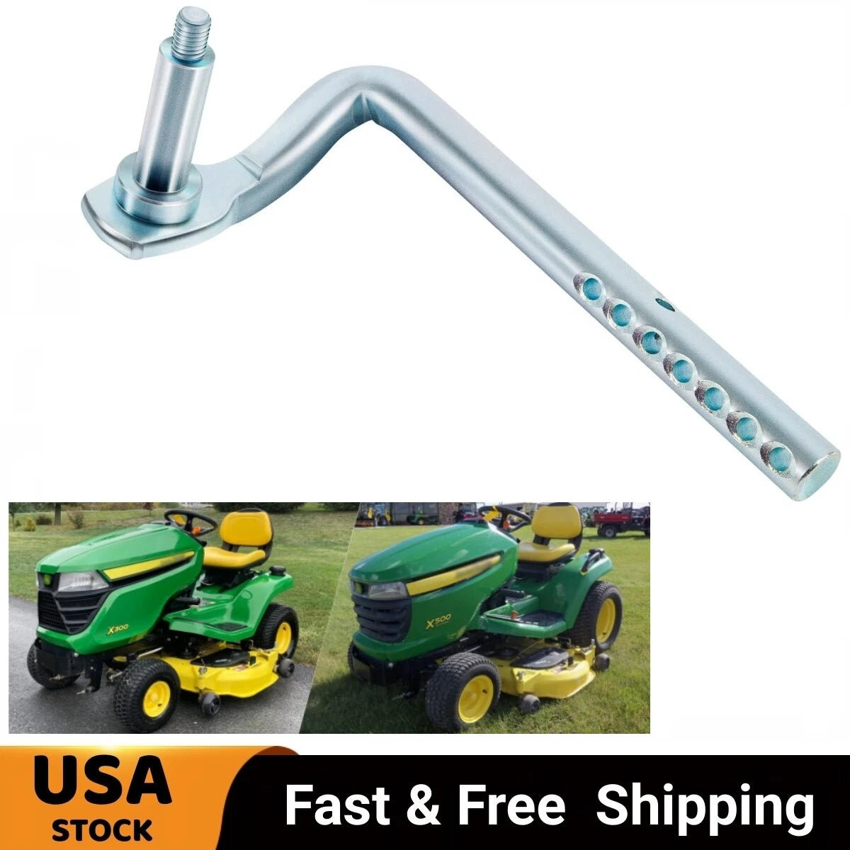 LH Rear Gauge Wheel Arm for John Deere X500 X300 Series (48" 54")