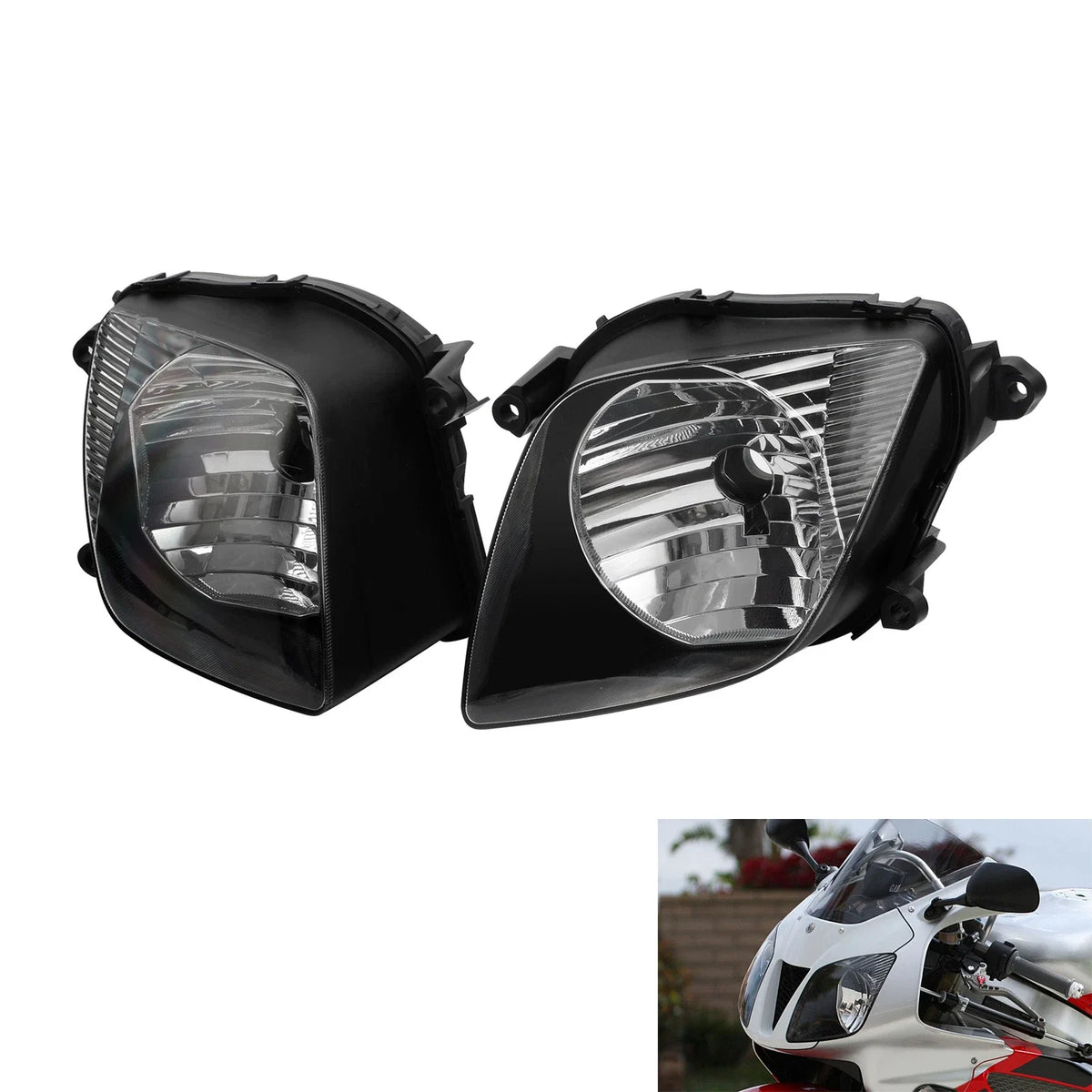 Front Headlight Lamp for Honda RVT1000 RVT1000R RC51 (2000–2006)