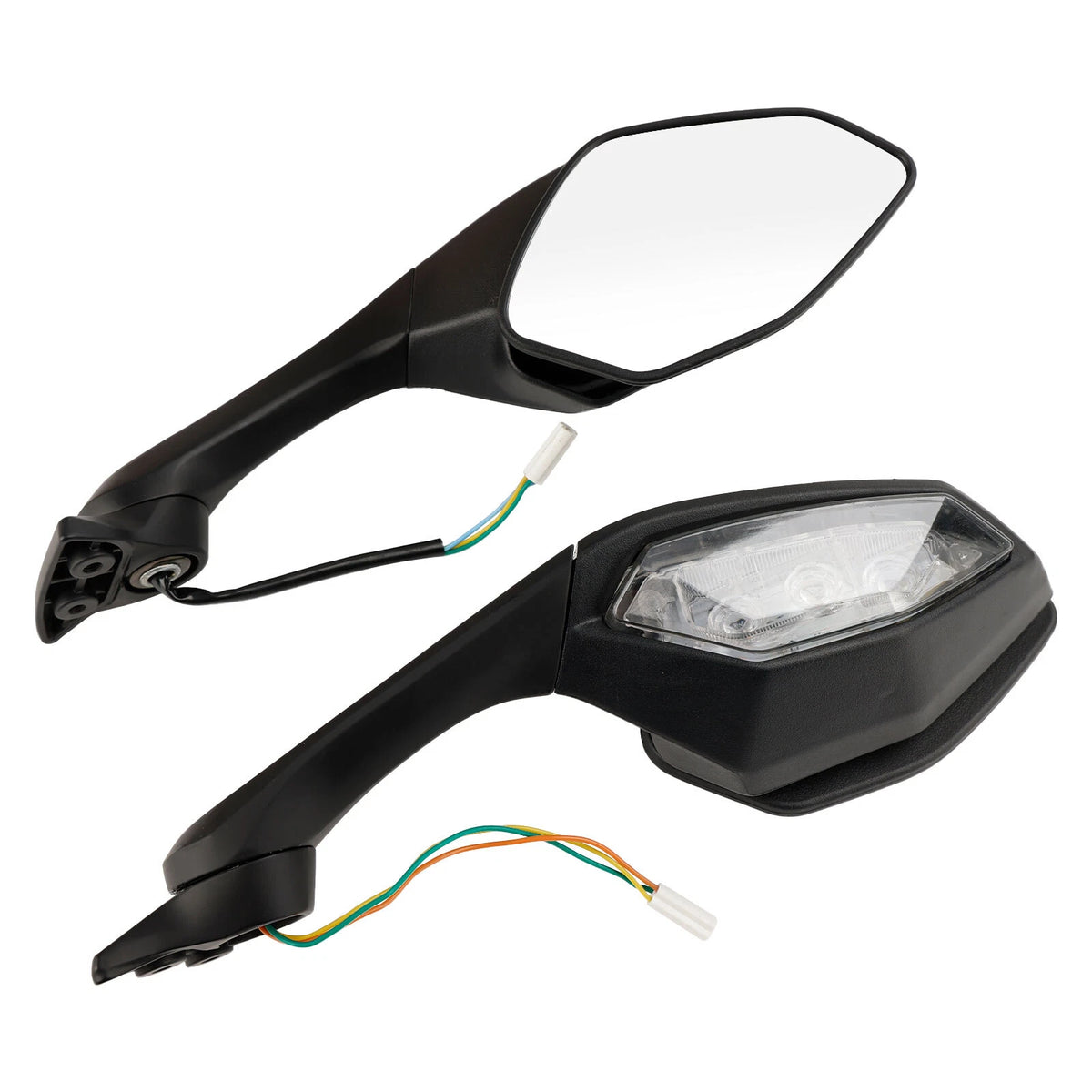 Set of 2 Rearview Mirrors for Yamaha YZF R1 R1M R6 (2015–2023) 2CR-26290-00-00, 2CR-26280-00-00