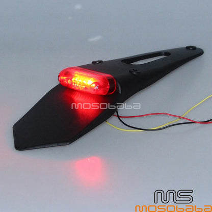 Rear Fender Mudguard w/ LED Tail Lights for Honda CR100/125/250