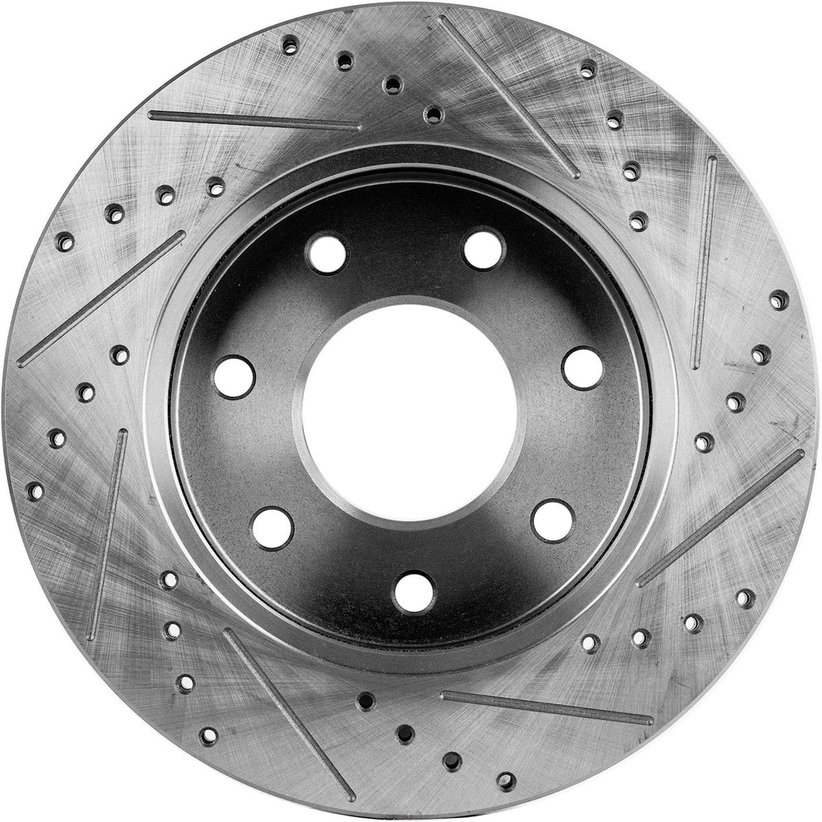 Brake Disc Set for Ford F-150 (2004–2008) Front Cross-Drilled 7 Lug 4WD