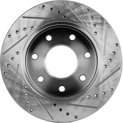Brake Disc Set for Ford F-150 (2004–2008) Front Cross-Drilled 7 Lug 4WD