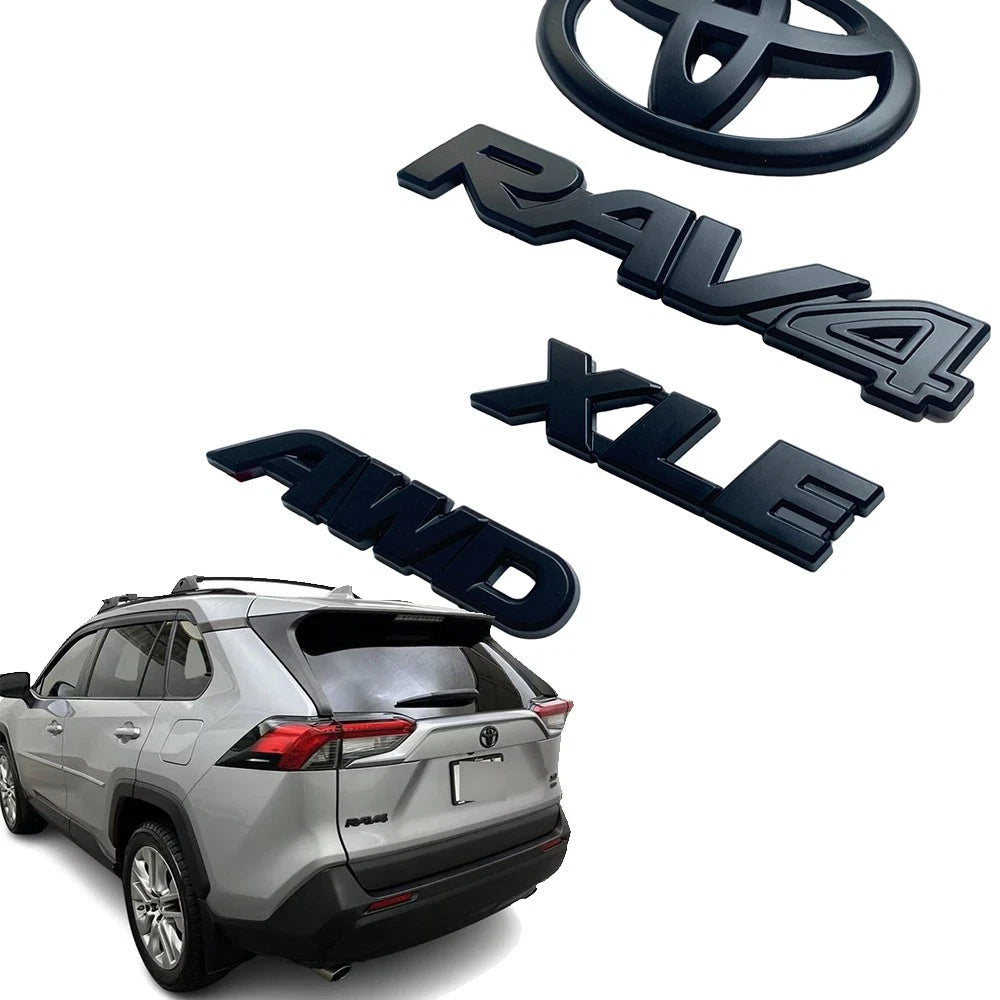 Overlay Rear Emblems Kit for Rav4 XLE AWD (2019–2025) PT948-42193-02