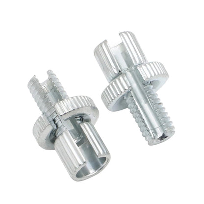 Set of 4 M8 Silver Cable Adjuster Nut Bolt for Honda CB100/125/175/250 (34-67090)