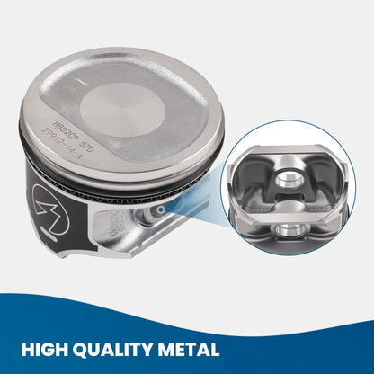 6pcs Pistons & Rings Kit for Jeep Grand Cherokee 4.0L (1996–2006) W9V58C