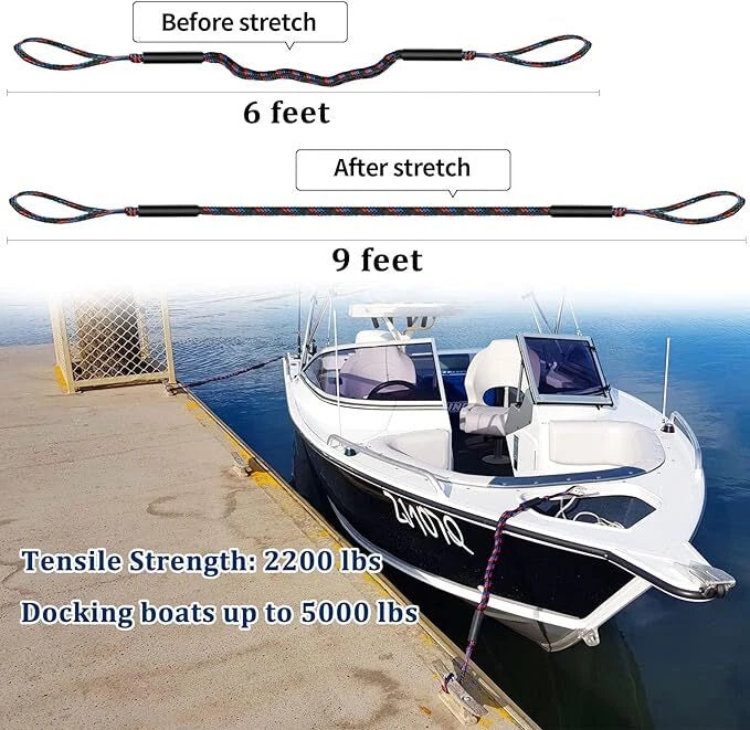 Bungee Dock Line for Sea Doo Yamaha (6ft - 9ft) AHDL-6