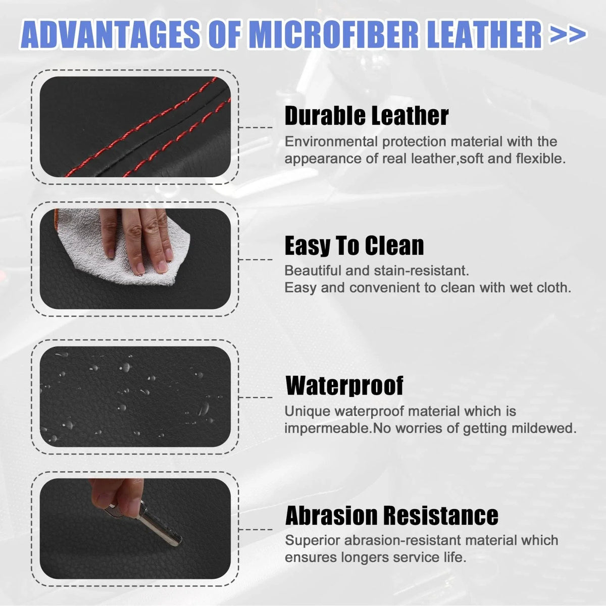 Center Console Cover Pad for Ford F150 (2015–2020)