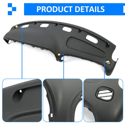 Dash Instrument Panel Replacement Vents for Dodge Ram 1500 98-01, 2500 3500 98-02 (SMT10341)