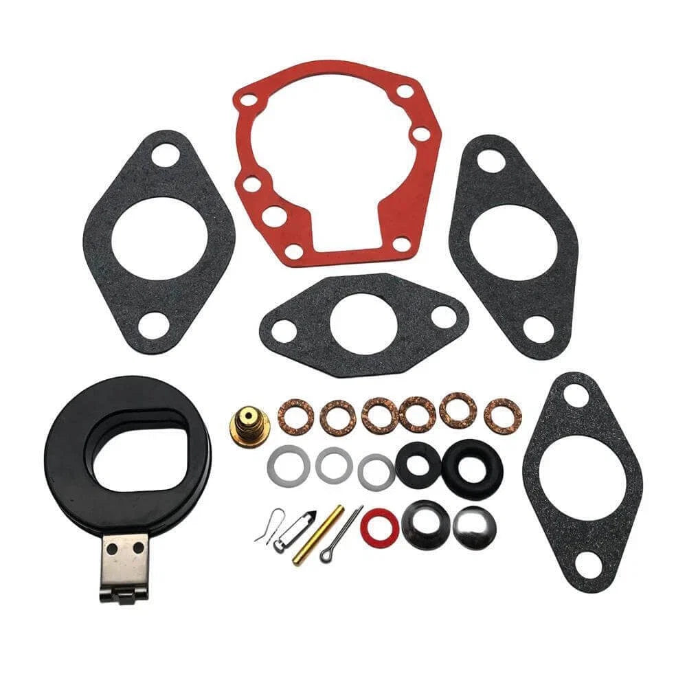 Carburetor Kit w/ Float for Johnson Evinrude 5hp 5.5hp 6hp 7.5hp 10hp 15hp (N/A)