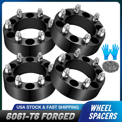 Set of 4 Wheel Spacers for Toyota 4Runner (1989–2023) 2" 6x5.5 12x1.5