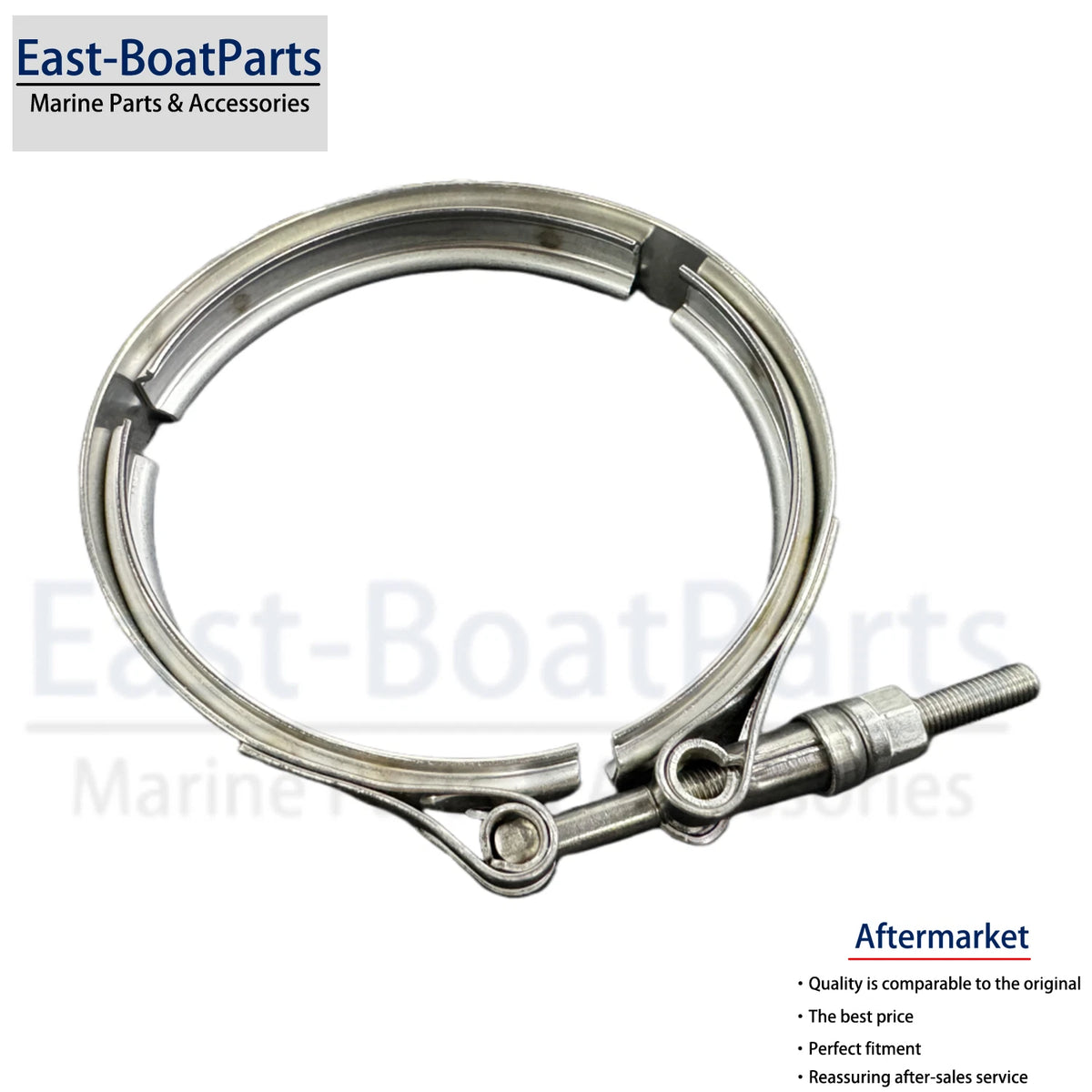 V-Clamp for Volvo Penta D6-280 D6-300 D6-310 D6-330 D6-350 D6-370 D6-435 (865013, 3838942, 3807212, 21325767)