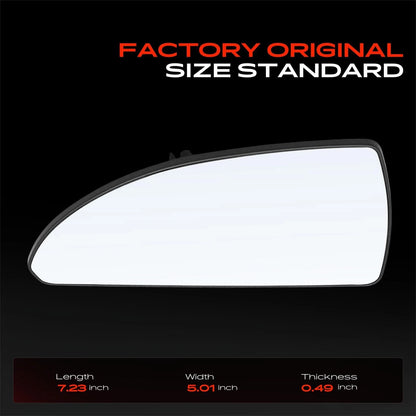 Heated Driver Power Mirror Glass for Chevrolet Impala (2006–2013) 89046149, GM1324118