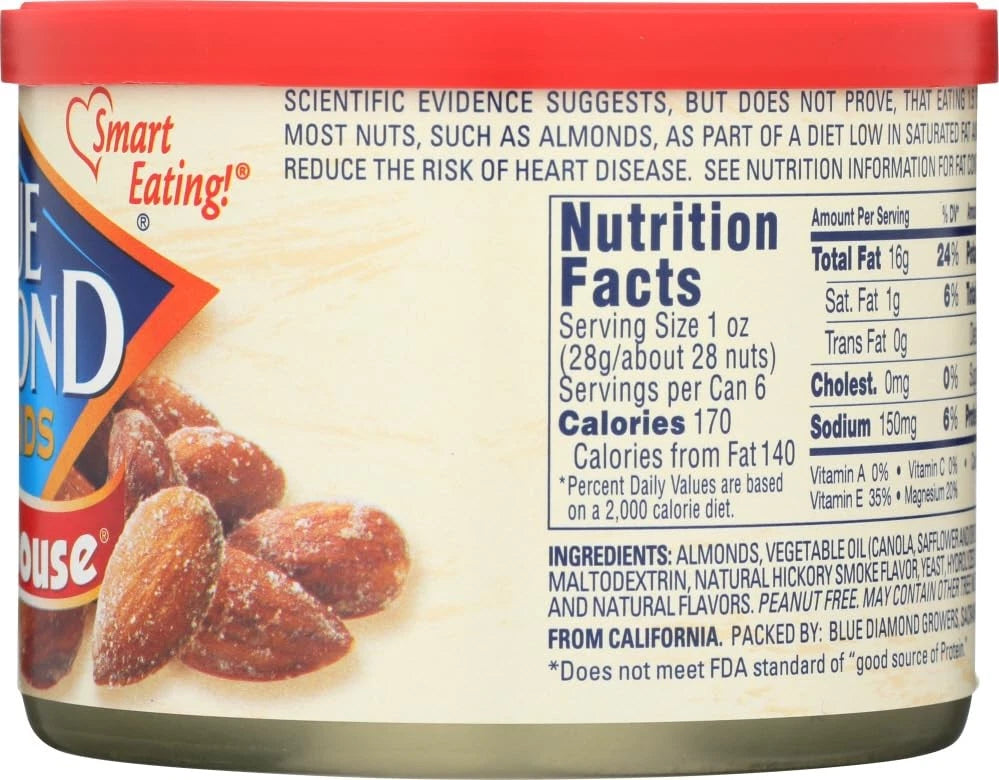 Pack of 2 Blue Diamond Almonds Smokehouse 6 Oz