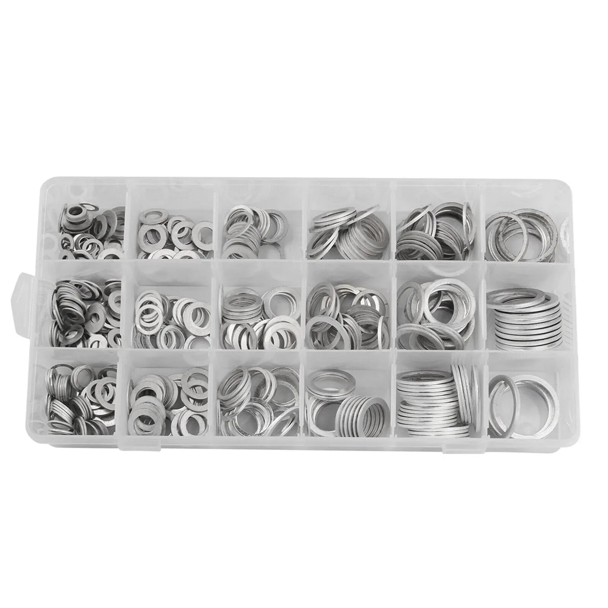 Set of 450 Oil Drain Plug Crush Gaskets Washer Sealing O-Ring Assortment