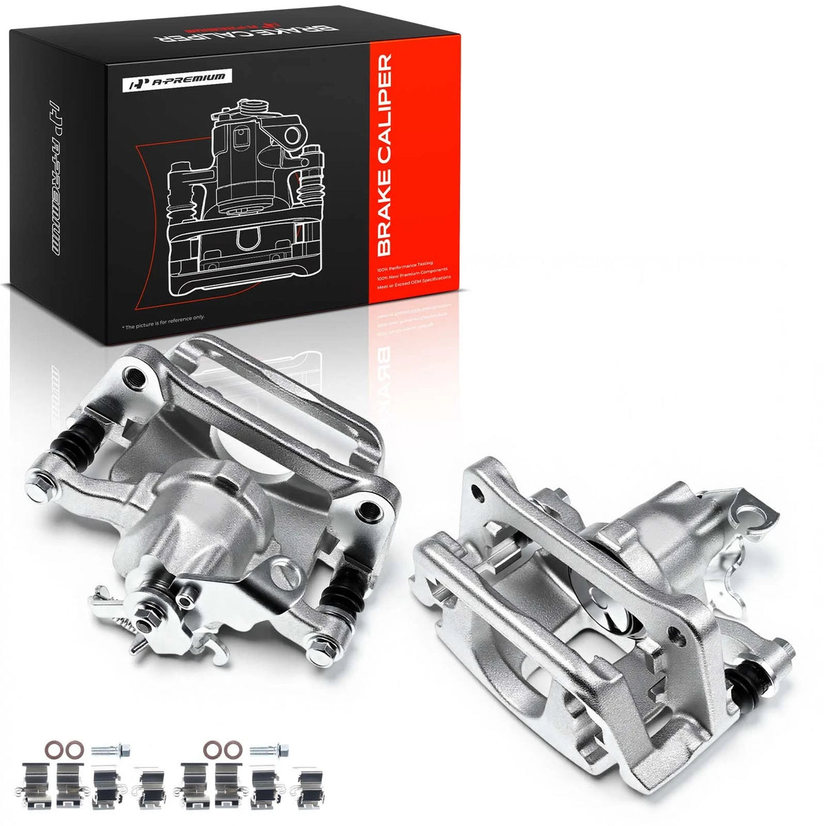 2X Rear Brake Calipers for Dodge Grand Caravan (2011–2020) 68144206AB, 68144207AB