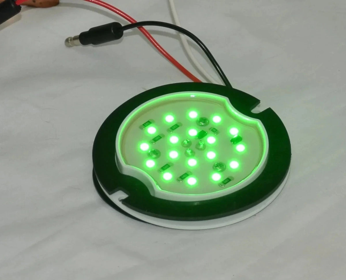 2X Clear Classic Glass Watermelon Accent Light Kit for (81869)