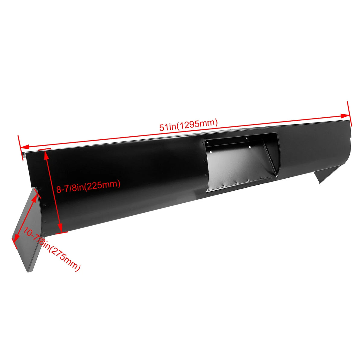 Rear Steel Roll Pan for Chevy C10 C20 C30 K10 K20 (1954–1987)