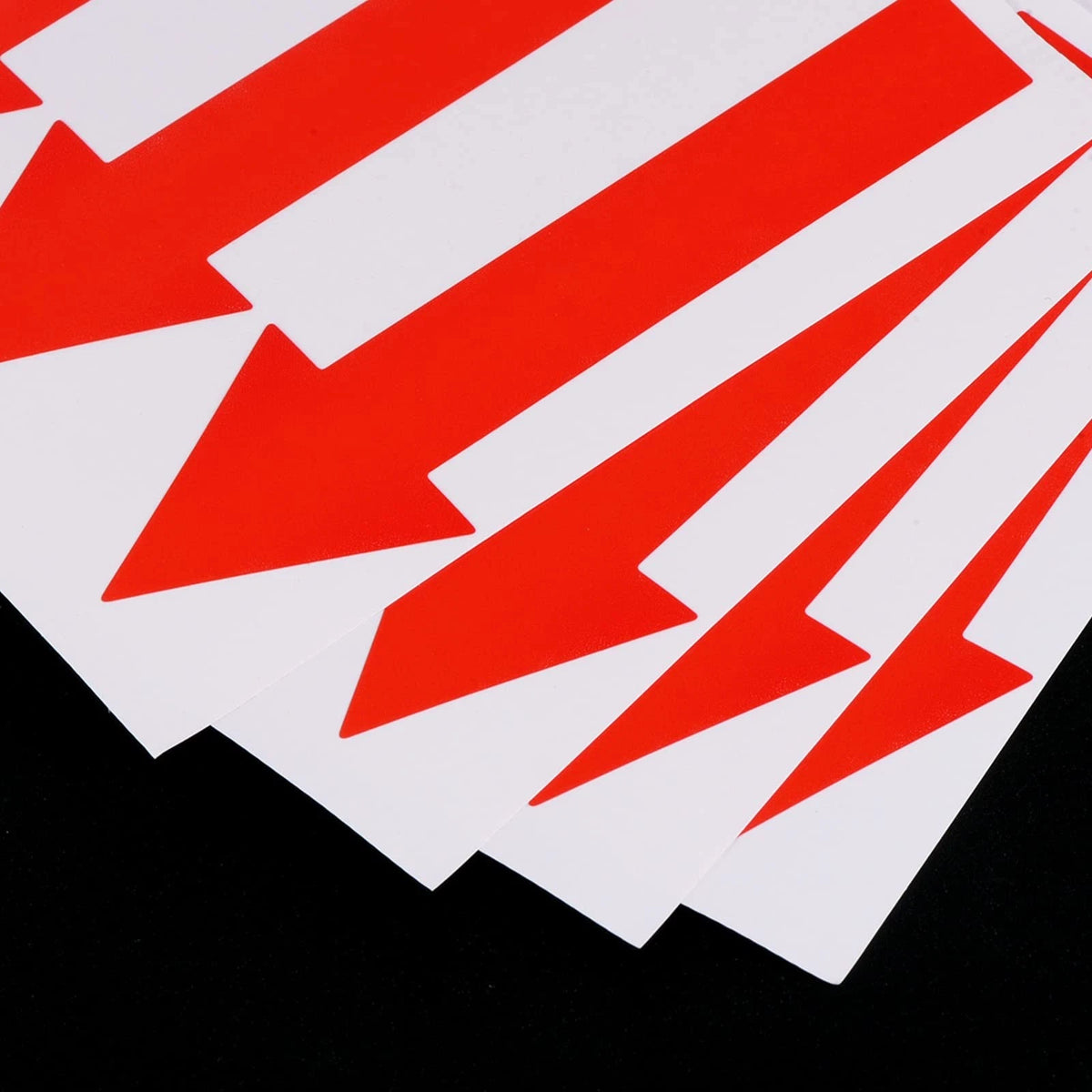 Arrow Sticker for Directional Signage (4 Inch, Removable PVC)