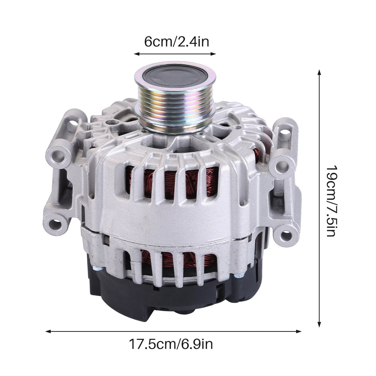 Alternator for Audi (2002–2013) PP11070N, SG12B075, SG14B016, SG14B022