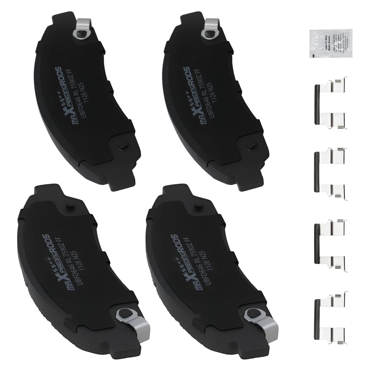 Front Ceramic Brake Pads Kit for Chevrolet Colorado/GMC Canyon (2004–2008) D1039