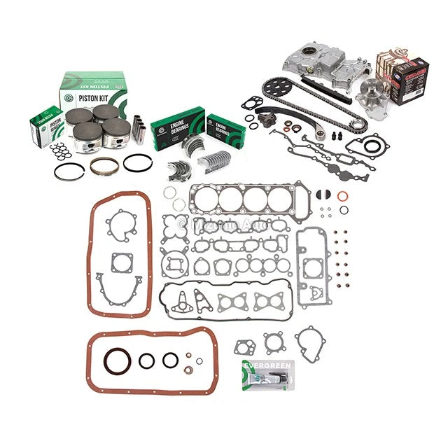 Engine Rebuild Kit for Nissan Axxess Stanza 2.4L SOHC (1989–1992) - MA-4216980310, HS9646PT-1, CS9646