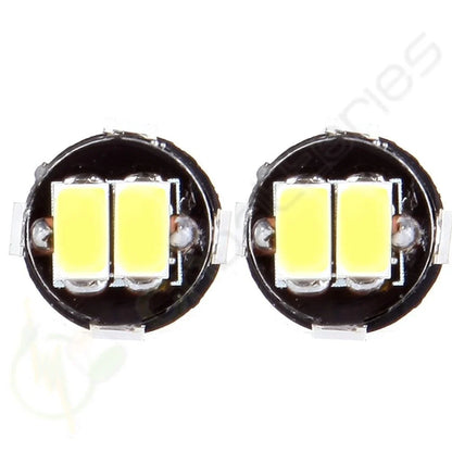 2X White 5730 6SMD LED License Plate Light Bulbs T10 W5W 168 921 194 for