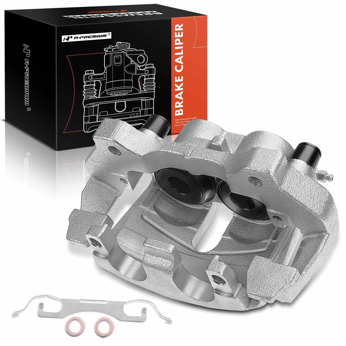 Front Left Brake Caliper w/Bracket for Jeep Grand Cherokee (2011–2022) 68138843AA, 18-B5297A
