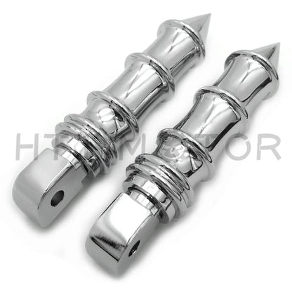 Spike Bamboo Footpeg for Harley Softail Fat Boy FLFB, Fat Bob FXFB (2018–2023)
