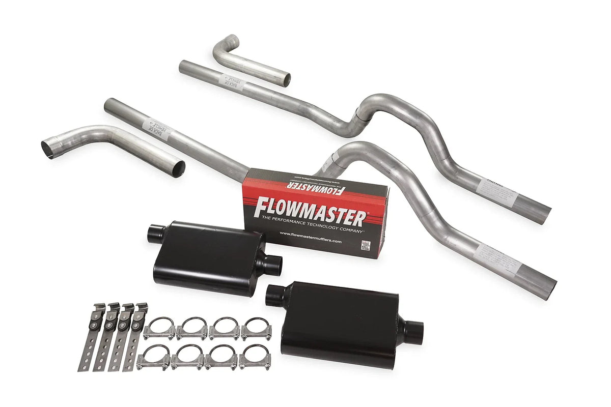 Dual Exhaust Kit 2.5" Flowmaster 40 Series for GM C/K 10 1/2 Ton (1973–1980)