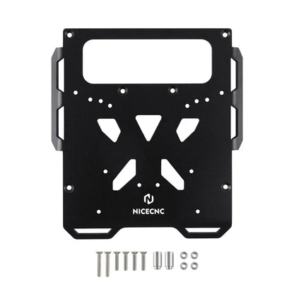 CNC Rear Luggage Rack Carrier Mount Plate Set for Kawasaki KLR650 (2008–2018)