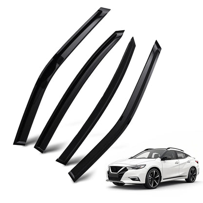 Set of 4 Window Visor Rain Guard Vents for Nissan Maxima (2016–2023)