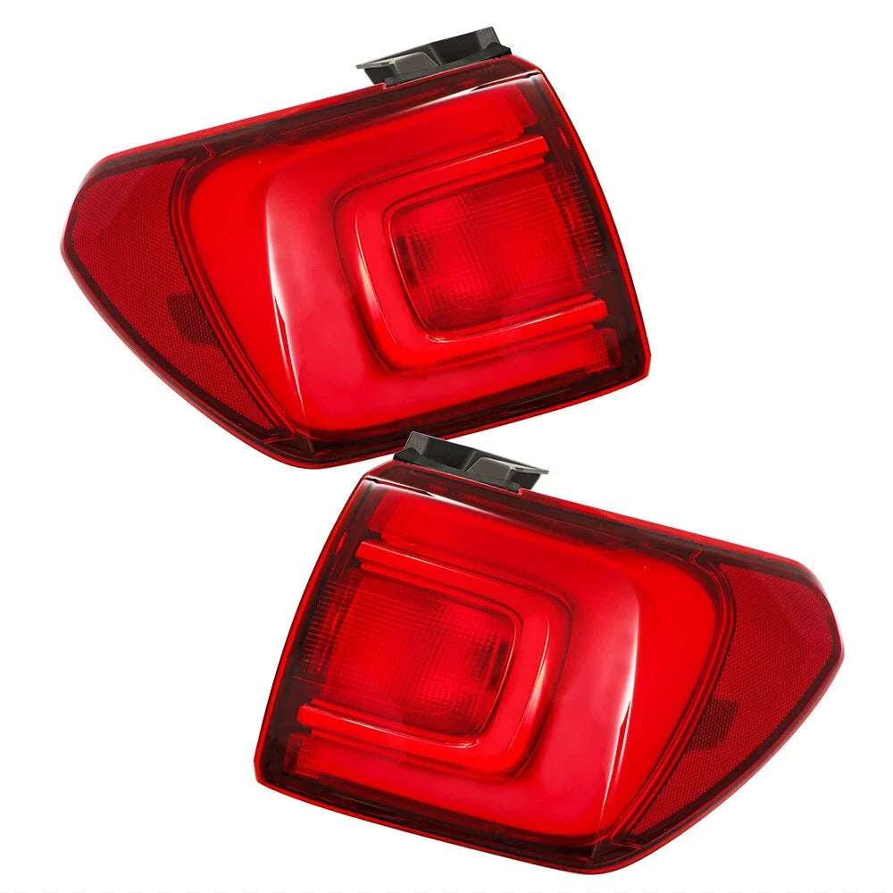 Set of 2 Tail Light Assembly for Acadia (2017–2019) Incandescent Chrome