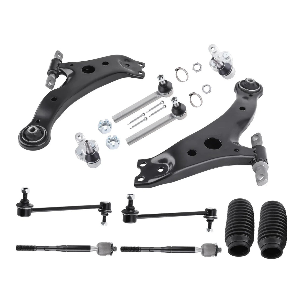 12Pc Front Lower Control Arm w/Ball Joint for Highlander RX330 (2004–2006) RX350 (2007–2009)