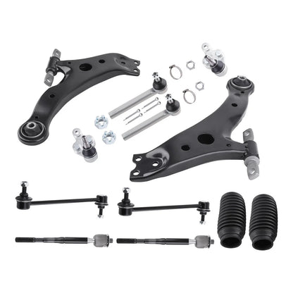 12Pc Front Lower Control Arm w/Ball Joint for Highlander RX330 (2004–2006) RX350 (2007–2009)
