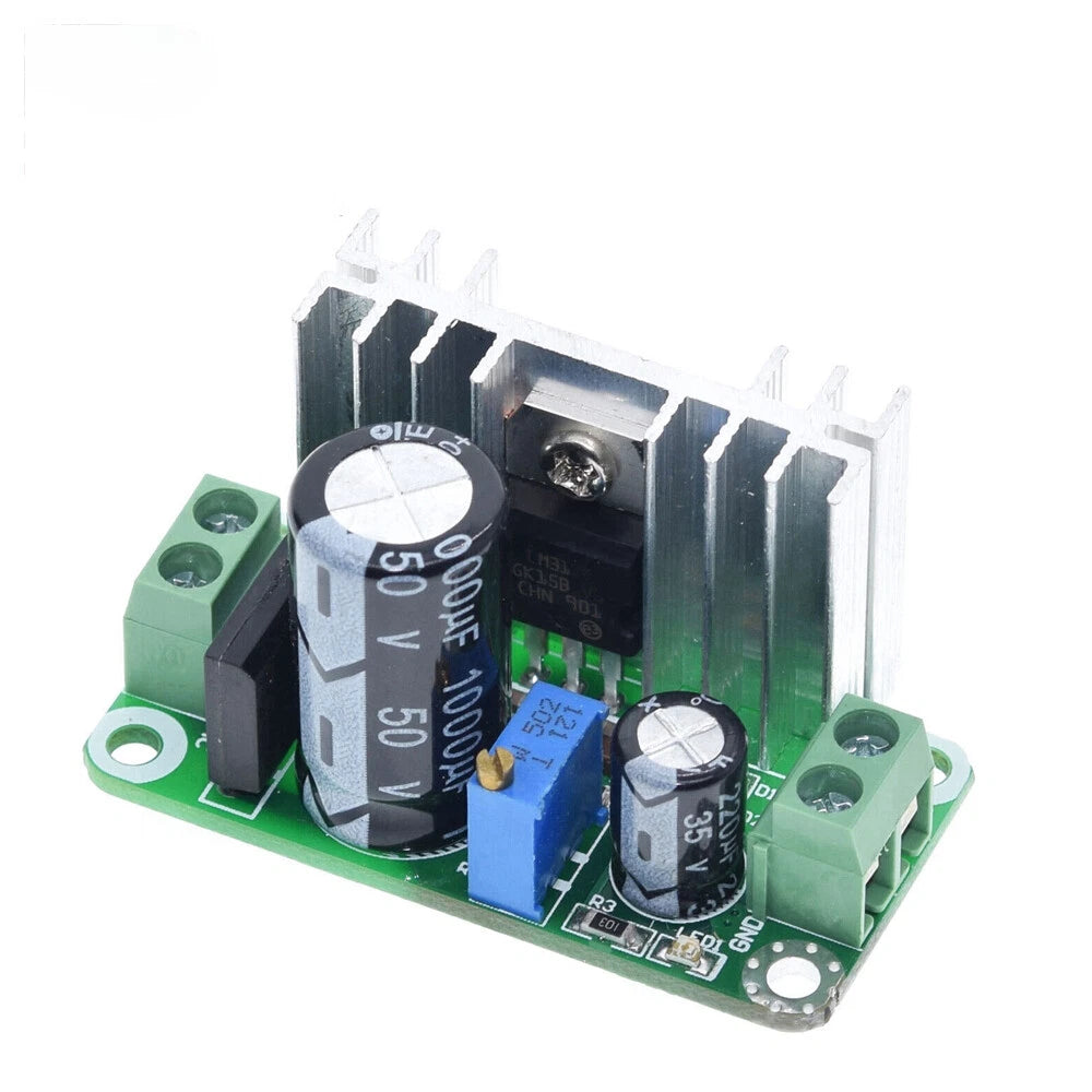 2X LM317 DC-DC Adjustable Linear Regulator Step Down Converter Module