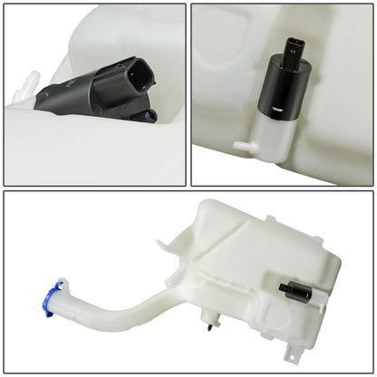 Windshield Washer Fluid Reservoir Tank w/ Pump for Ford Fusion 2013-2014