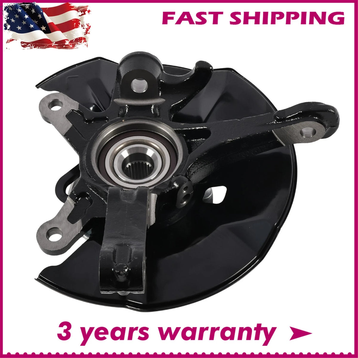 Front Left Steering Knuckle & Hub Bearing Assy for Honda Civic (2012) AUTO18065501E