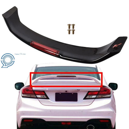 Trunk Spoiler for Honda Civic (2013–2015) SI Style Glossy Black Finish