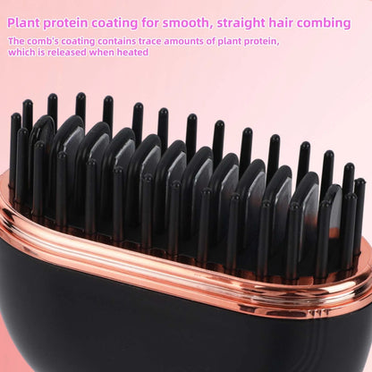 Rechargeable Wireless Mini Hair Straightener (3.35x3.15 Inch)