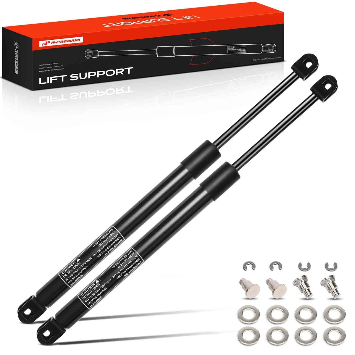 2X Rear Tailgate Lift Supports for Toyota 4Runner (1996–2002) 31J06WH86, 8194711, 4286