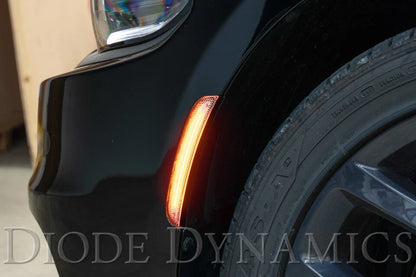 Clear LED Side Marker Lights Set for Dodge Charger (2015–2020)