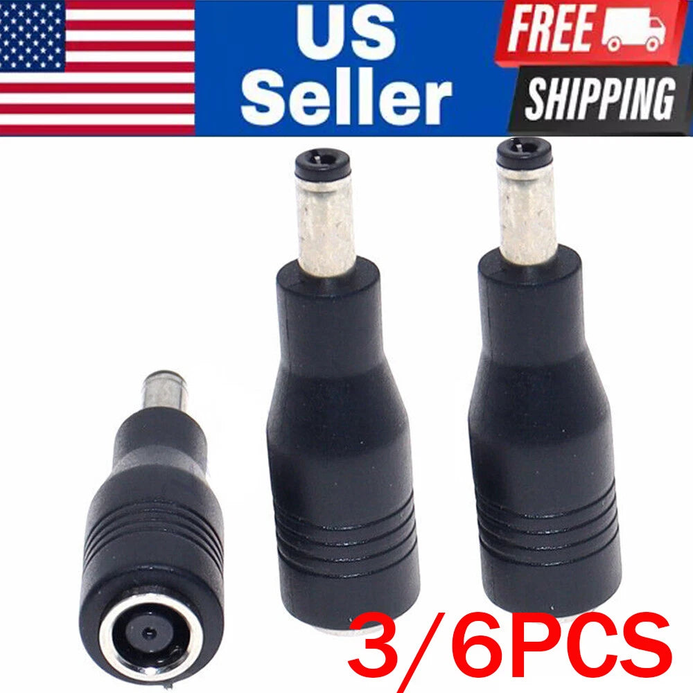 3X DC 7.4 x 5.0mm to 5.5 x 2.5mm Power Adapter Plug Converter