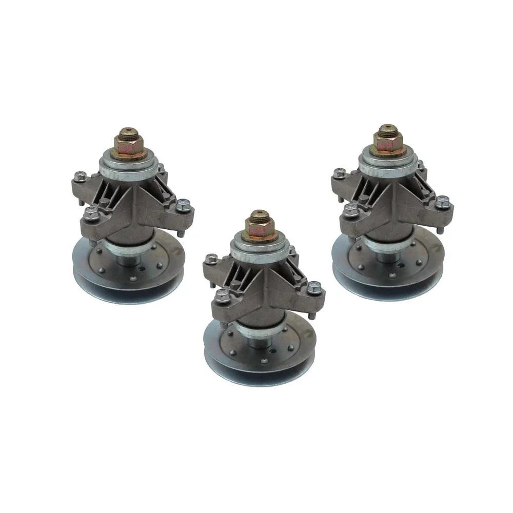 Set of 3 Mower Deck Spindles w/Bolts for Cub Cadet LT1050 (2005–2008)