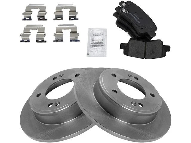 Brake Pad and Rotor Kit for Hyundai Veloster (2012–2015) 52254NWDP